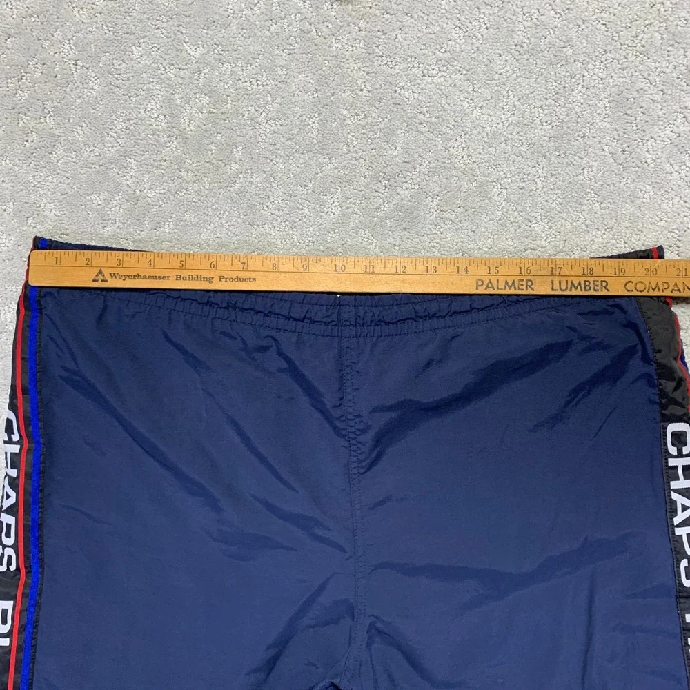 Vintage Chaps Ralph Lauren Shorts Mens Large‎ Navy Blue Nylon Board Swim Trunks